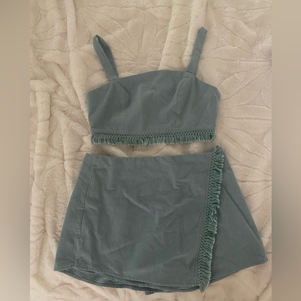 Blue Blush Set SKORT